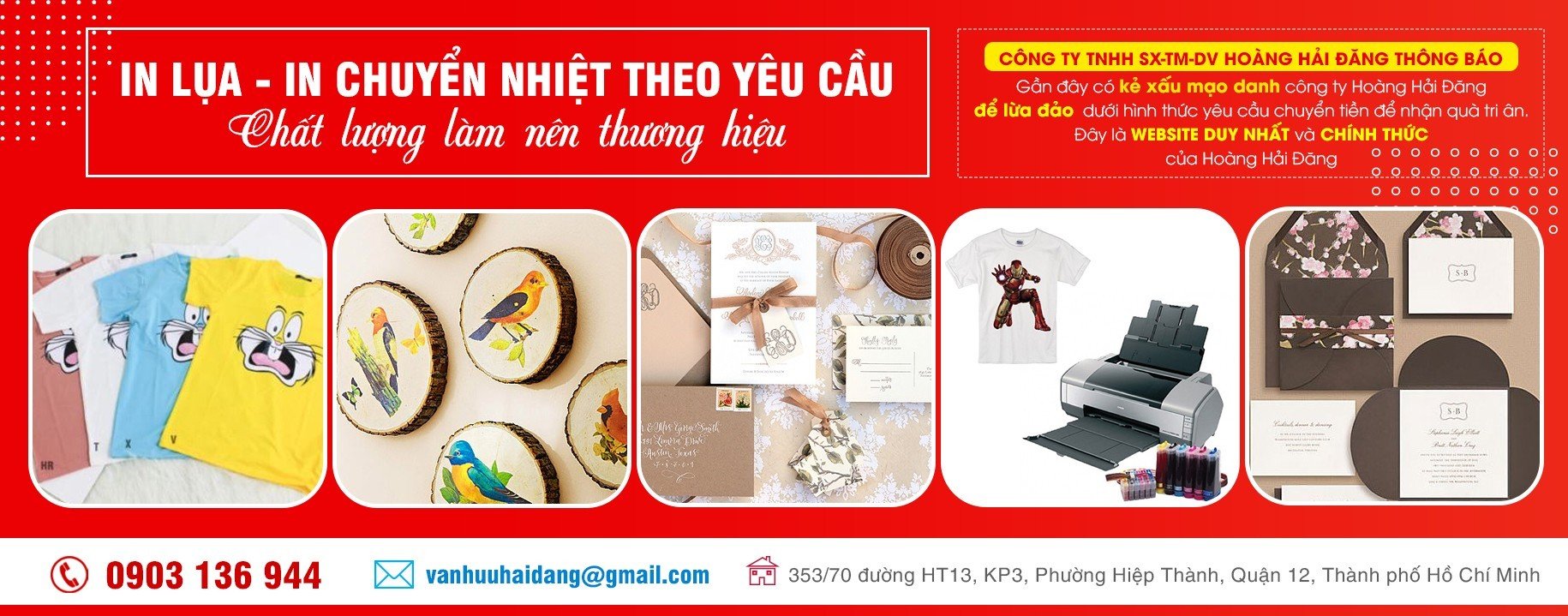 CÔNG TY TNHH SX-TM-DV HOÀNG HẢI ĐĂNG
